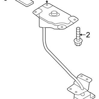 Hyundai OE - Rear Body & Floor - Spare Tire Carrier (Calligraphy / SE / SEL)