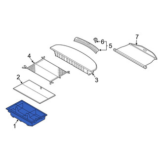 Hyundai OE - Rear Floor Storage Compartment