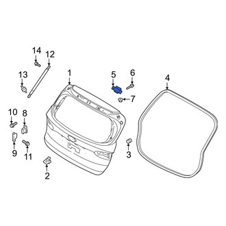 Hyundai OE - Rear Liftgate Hinge