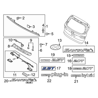 Hyundai OE - Rear Hatch Emblem