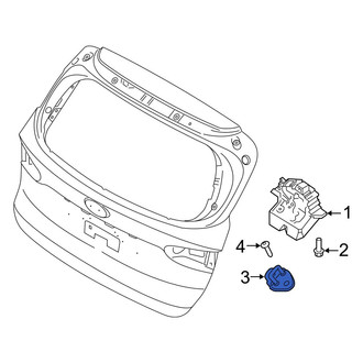 Hyundai OE - Rear Liftgate Lock Striker Plate