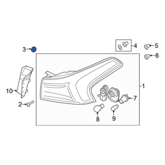 Hyundai OE - Tail Light Clip