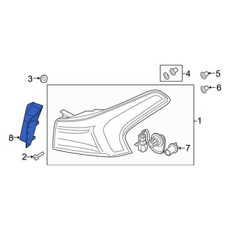 Hyundai OE - Rear Left Tail Light Cover