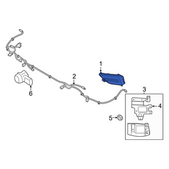 Hyundai OE - Rear Left Back Up Light Assembly