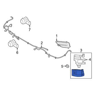 Hyundai OE - Rear Right Blind Spot Detection System Warning Sensor