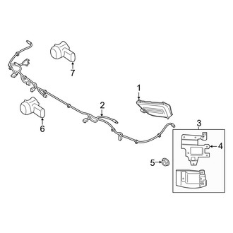 Hyundai OE - Rear Bumper - Electrical Components (Calligraphy / SE / SEL / XRT)