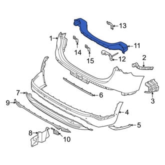 Hyundai OE - Rear Bumper Impact Bar