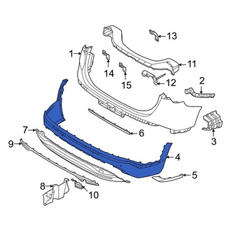 Hyundai OE - Rear Lower Bumper Cover