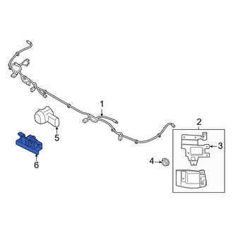 Hyundai OE - Rear Left Parking Aid Sensor Bracket