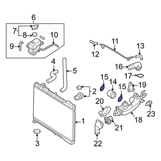 Hyundai OE - Engine Coolant Pipe Seal