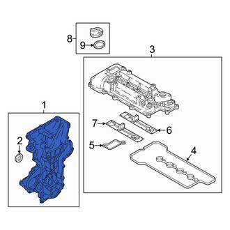 Hyundai OE - Engine Timing Cover