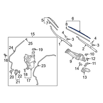 Hyundai OE - Front Left Wiper Blade