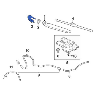 Hyundai OE - Wiper Arm Cap