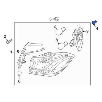 Hyundai OE - Inner Tail Light Clip
