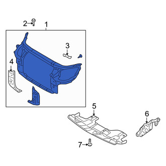 Hyundai OE - Front Radiator Support Panel
