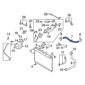 Hyundai OE - Upper Radiator Coolant Hose