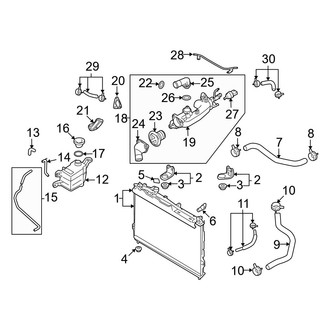 Hyundai OE - Cooling - Radiator & Components