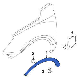Hyundai OE - Left Wheel Arch Molding