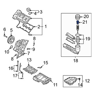 Hyundai OE - Engine Oil Filter Bypass Adapter