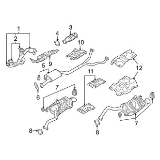 Hyundai OE - Exhaust System - Exhaust Components