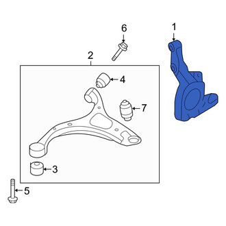 Hyundai OE - Front Left Steering Knuckle