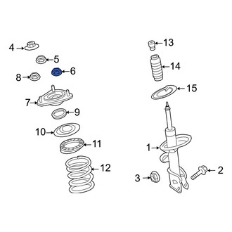 Hyundai OE - Suspension Shock Absorber Mount Washer