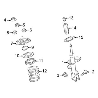 Hyundai OE - Front Suspension - Struts & Components