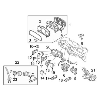 Hyundai OE - Instrument Panel - Cluster & Switches