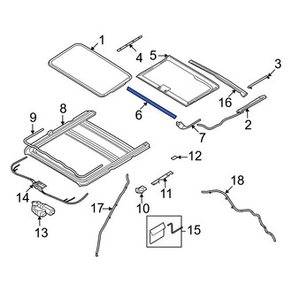 Hyundai OE - Sunroof Deflector