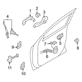 Hyundai OE - Front Door - Lock & Hardware