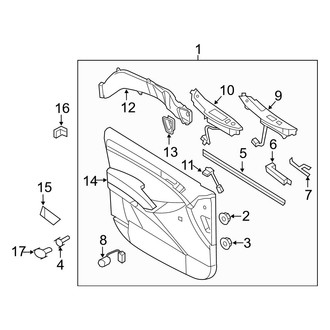 Hyundai OE - Front Door - Interior Trim