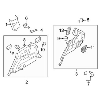 Hyundai OE - Quarter Panel - Interior Trim