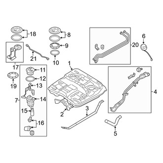 Hyundai OE - Fuel System Components