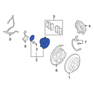 Hyundai OE - Rear Wheel Bearing and Hub Assembly