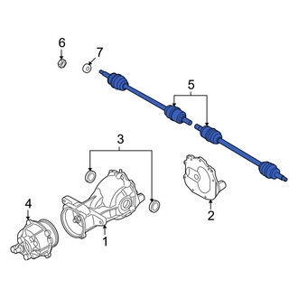 Hyundai OE - Front Left CV Axle Assembly