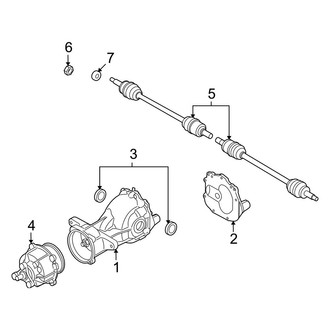 Hyundai OE - Rear Suspension - Drive Axles (AWD)