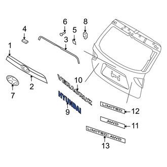 Hyundai OE - Rear Hatch Emblem