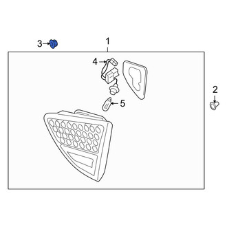 Hyundai OE - Tail Light Nut