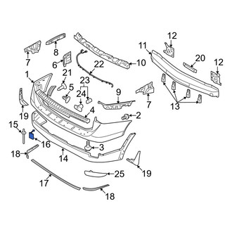 Hyundai OE - Rear Tow Eye Cap