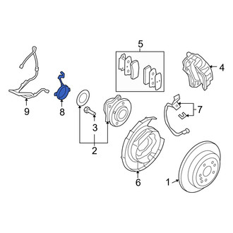 Hyundai OE - Rear Right ABS Wheel Speed Sensor