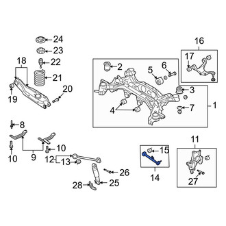 Hyundai OE - Rear Suspension Track Bar