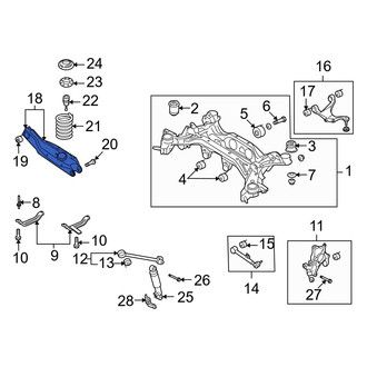 Hyundai OE - Front Left Suspension Control Arm