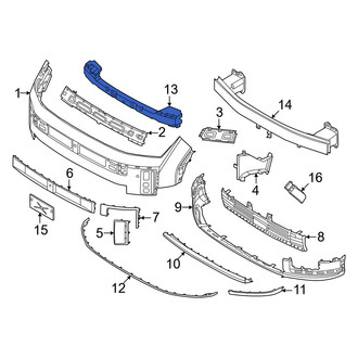 Hyundai OE - Front Bumper Impact Absorber