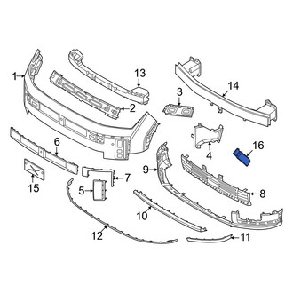 Hyundai OE - Front Right Bumper Cover Bracket