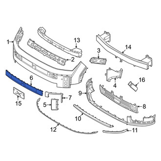 Hyundai OE - Rear Center Bumper Trim