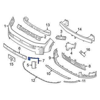 Hyundai OE - Front Center Bumper Trim