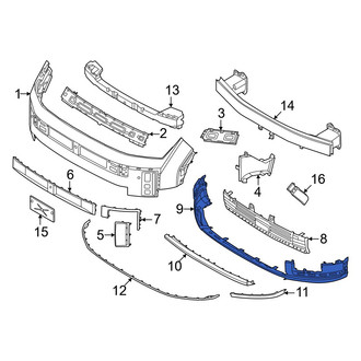 Hyundai OE - Front Lower Bumper Cover