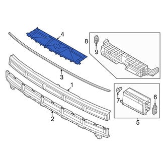 Hyundai OE - Front Radiator Support Access Cover