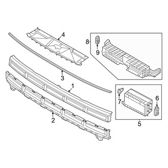 Hyundai OE - Front Bumper & Grille - Grille & Components