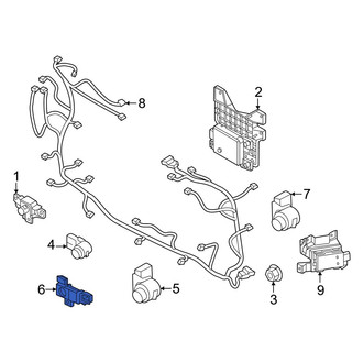 Hyundai OE - Front Left Parking Aid Sensor Housing